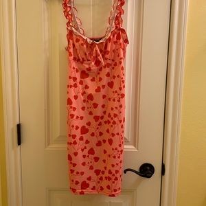 Pink heart dress